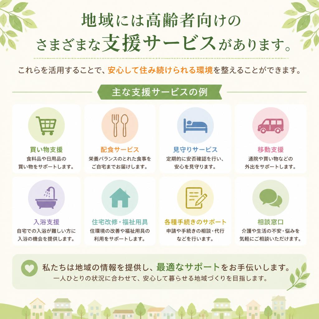 高齢者支援サービスの活用方法